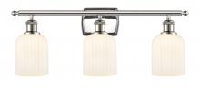 Innovations Lighting 516-3W-PN-G559-5GWH - Bridal Veil - 3 Light - 25 inch - Polished Nickel - Bath Vanity Light