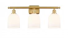 Innovations Lighting 516-3W-SG-G558-6GWH - Bella - 3 Light - 26 inch - Satin Gold - Bath Vanity Light