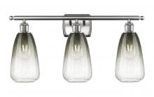 Innovations Lighting 516-3W-SN-G480-6SL - Brookhaven Almond - 3 Light - 26 inch - Brushed Satin Nickel - Bath Vanity Light
