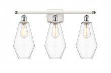 Innovations Lighting 516-3W-WPC-G652-7 - Cindyrella - 3 Light - 27 inch - White Polished Chrome - Bath Vanity Light