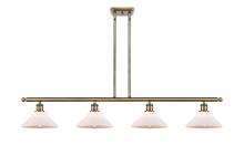 Innovations Lighting 516-4I-AB-G131 - Orwell - 4 Light - 48 inch - Antique Brass - Stem hung - Island Light