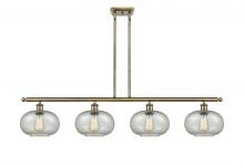 Innovations Lighting 516-4I-AB-G249 - Gorham - 4 Light - 48 inch - Antique Brass - Stem hung - Island Light