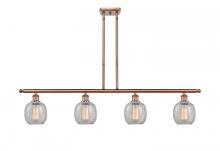 Innovations Lighting 516-4I-AC-G105 - Belfast - 4 Light - 48 inch - Antique Copper - Stem hung - Island Light