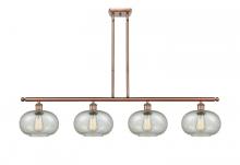 Innovations Lighting 516-4I-AC-G249 - Gorham - 4 Light - 48 inch - Antique Copper - Stem hung - Island Light