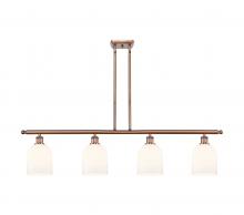 Innovations Lighting 516-4I-AC-G558-6GWH - Bella - 4 Light - 48 inch - Antique Copper - Stem hung - Island Light