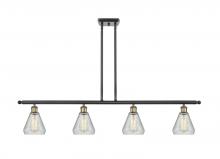 Innovations Lighting 516-4I-BAB-G275 - Conesus - 4 Light - 48 inch - Black Antique Brass - Stem hung - Island Light