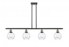 Innovations Lighting 516-4I-BAB-G362 - Waverly - 4 Light - 48 inch - Black Antique Brass - Stem hung - Island Light