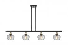 Innovations Lighting 516-4I-BAB-G92 - Fenton - 4 Light - 48 inch - Black Antique Brass - Stem hung - Island Light