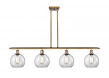 Innovations Lighting 516-4I-BB-G122 - Athens - 4 Light - 48 inch - Brushed Brass - Stem hung - Island Light