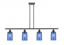 Innovations Lighting 516-4I-BK-G352-BL - Candor 4 Light Island Light