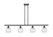 Innovations Lighting 516-4I-OB-G1213-6CL - Athens Deco Swirl - 4 Light - 48 inch - Oil Rubbed Bronze - Stem Hung - Island Light