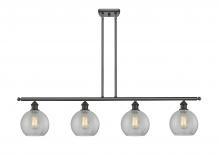 Innovations Lighting 516-4I-OB-G125 - Athens - 4 Light - 48 inch - Oil Rubbed Bronze - Stem hung - Island Light