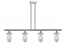 Innovations Lighting 516-4I-PC-CE231-CL - Kingsbury - 4 Light - 48 inch - Polished Chrome - Stem hung - Island Light