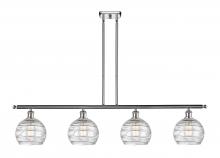 Innovations Lighting 516-4I-PC-G1213-8 - Athens Deco Swirl - 4 Light - 48 inch - Polished Chrome - Stem hung - Island Light