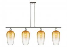 Innovations Lighting 516-4I-PN-G484-7AM - Brookhaven Flute - 4 Light - 48 inch - Polished Nickel - Stem Hung - Island Light