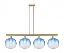 Innovations Lighting 516-4I-SG-G481-10SB - Brookhaven Sphere - 4 Light - 49 inch - Satin Gold - Stem Hung - Island Light