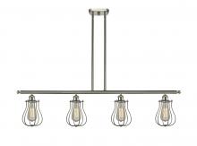 Innovations Lighting 516-4I-SN-CE513 - Muselet - 4 Light - 48 inch - Brushed Satin Nickel - Stem hung - Island Light