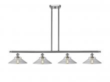 Innovations Lighting 516-4I-SN-G132 - Orwell - 4 Light - 48 inch - Brushed Satin Nickel - Stem hung - Island Light