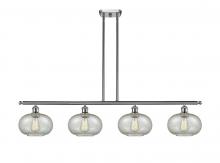 Innovations Lighting 516-4I-SN-G249-LED - Gorham - 4 Light - 48 inch - Brushed Satin Nickel - Stem hung - Island Light