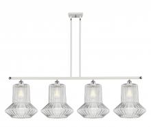 Innovations Lighting 516-4I-WPC-G212 - Springwater - 4 Light - 50 inch - White Polished Chrome - Stem hung - Island Light