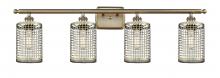 Innovations Lighting 516-4W-AB-M18-AB - Nestbrook - 4 Light - 35 inch - Antique Brass - Bath Vanity Light