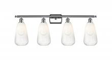 Innovations Lighting 516-4W-PC-G480-6OP - Brookhaven Almond - 4 Light - 36 inch - Polished Chrome - Bath Vanity Light