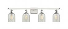Innovations Lighting 516-4W-WPC-G2511 - Caledonia - 4 Light - 35 inch - White Polished Chrome - Bath Vanity Light