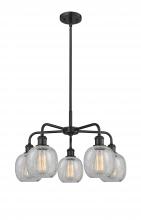 Innovations Lighting 516-5CR-BK-G105 - Belfast - 5 Light - 24 inch - Matte Black - Chandelier
