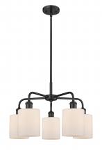 Innovations Lighting 516-5CR-BK-G111 - Cobbleskill - 5 Light - 23 inch - Matte Black - Chandelier