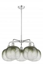 Innovations Lighting 516-5CR-PC-G481-10SL - Brookhaven Sphere - 5 Light - 29 inch - Polished Chrome - Stem hung - Chandelier