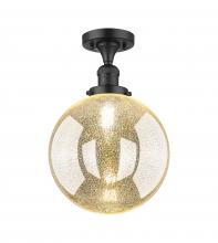 Innovations Lighting 517-1CH-BK-G208-10 - Beacon - 1 Light - 10 inch - Matte Black - Semi-Flush Mount