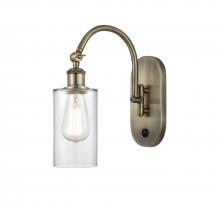 Innovations Lighting 518-1W-AB-G802 - Clymer - 1 Light - 4 inch - Antique Brass - Adjustable Swing Arm
