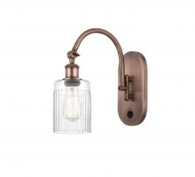 Innovations Lighting 518-1W-AC-G342 - Hadley - 1 Light - 5 inch - Antique Copper - Adjustable Swing Arm