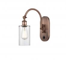 Innovations Lighting 518-1W-AC-G802 - Clymer - 1 Light - 4 inch - Antique Copper - Adjustable Swing Arm