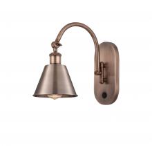 Innovations Lighting 518-1W-AC-M8 - Smithfield - 1 Light - 7 inch - Antique Copper - Adjustable Swing Arm
