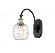 Innovations Lighting 518-1W-BAB-G1013 - Belfast - 1 Light - 6 inch - Black Antique Brass - Adjustable Swing Arm