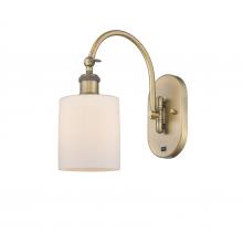 Innovations Lighting 518-1W-BB-G111 - Cobbleskill - 1 Light - 5 inch - Brushed Brass - Adjustable Swing Arm