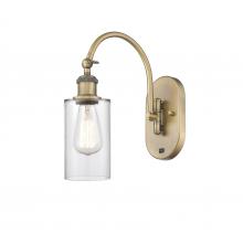 Innovations Lighting 518-1W-BB-G802 - Clymer - 1 Light - 4 inch - Brushed Brass - Adjustable Swing Arm