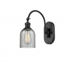 Innovations Lighting 518-1W-BK-G257 - Caledonia - 1 Light - 5 inch - Matte Black - Adjustable Swing Arm