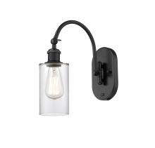 Innovations Lighting 518-1W-BK-G802 - Clymer - 1 Light - 4 inch - Matte Black - Adjustable Swing Arm