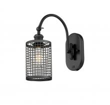 Innovations Lighting 518-1W-BK-M18-BK - Nestbrook - 1 Light - 5 inch - Matte Black - Adjustable Swing Arm