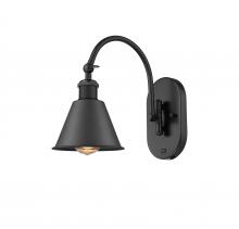 Innovations Lighting 518-1W-BK-M8 - Smithfield - 1 Light - 7 inch - Matte Black - Adjustable Swing Arm