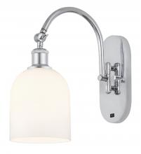 Innovations Lighting 518-1W-PC-G558-6GWH - Bella - 1 Light - 6 inch - Polished Chrome - Adjustable Swing Arm