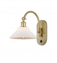 Innovations Lighting 518-1W-SG-G131 - Orwell - 1 Light - 8 inch - Satin Gold - Adjustable Swing Arm