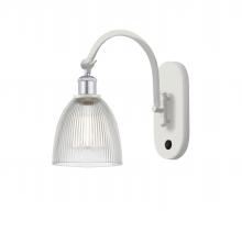 Innovations Lighting 518-1W-WPC-G382 - Castile - 1 Light - 6 inch - White Polished Chrome - Adjustable Swing Arm