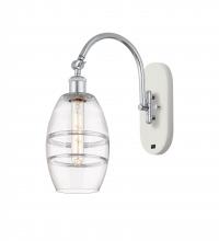 Innovations Lighting 518-1W-WPC-G557-6CL - Vaz - 1 Light - 6 inch - White Polished Chrome - Adjustable Swing Arm