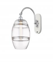 Innovations Lighting 518-1W-WPC-G557-8CL - Vaz - 1 Light - 8 inch - White Polished Chrome - Adjustable Swing Arm