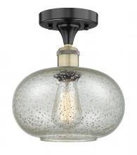 Innovations Lighting 616-1F-BAB-G249 - Gorham - 1 Light - 10 inch - Black Antique Brass - Semi-Flush Mount