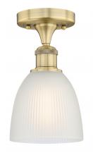 Innovations Lighting 616-1F-BB-G381 - Castile - 1 Light - 6 inch - Brushed Brass - Semi-Flush Mount