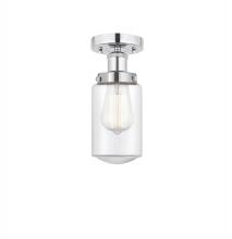 Innovations Lighting 616-1F-PC-G312 - Dover - 1 Light - 5 inch - Polished Chrome - Semi-Flush Mount